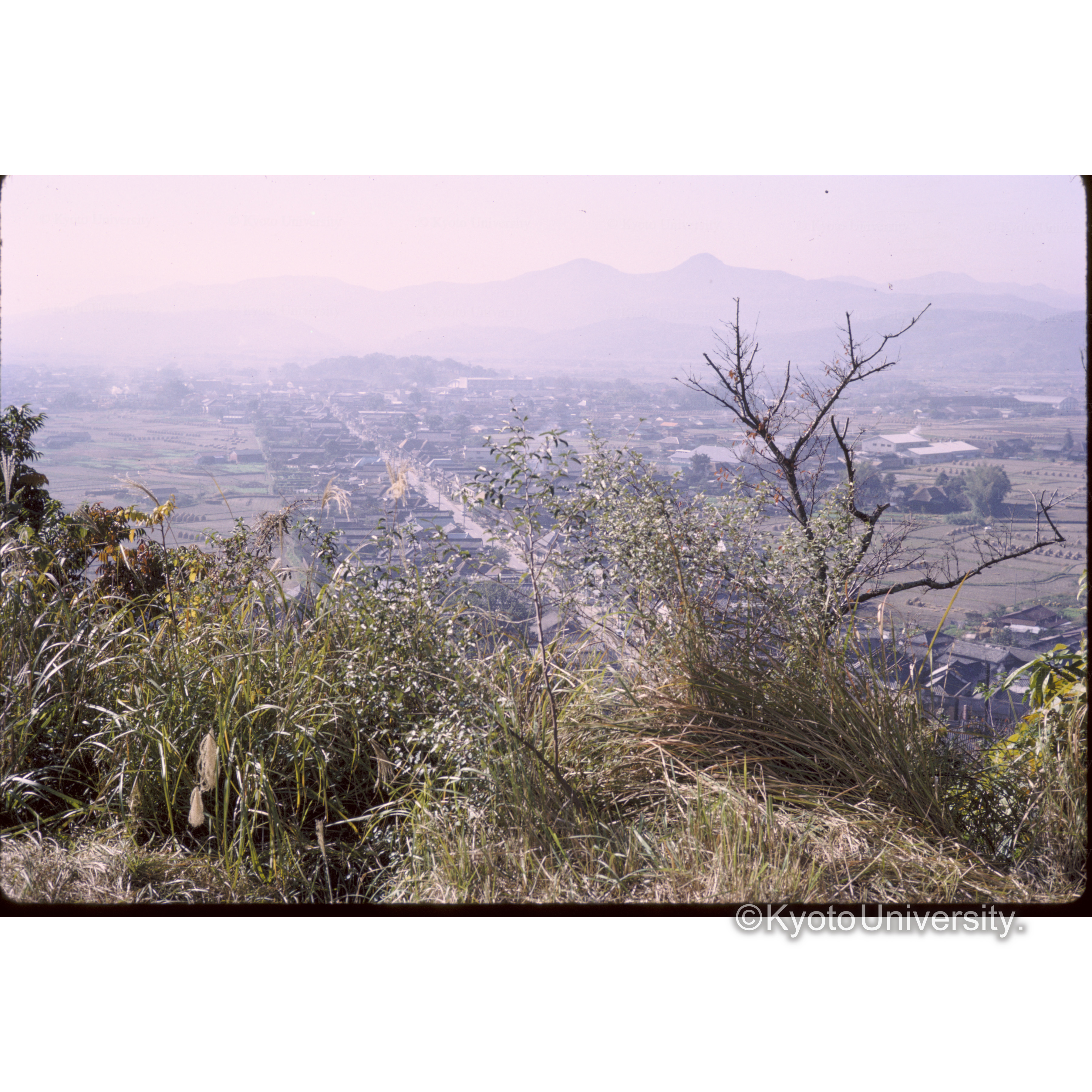 佐賀神社より天山方面をみる (1)