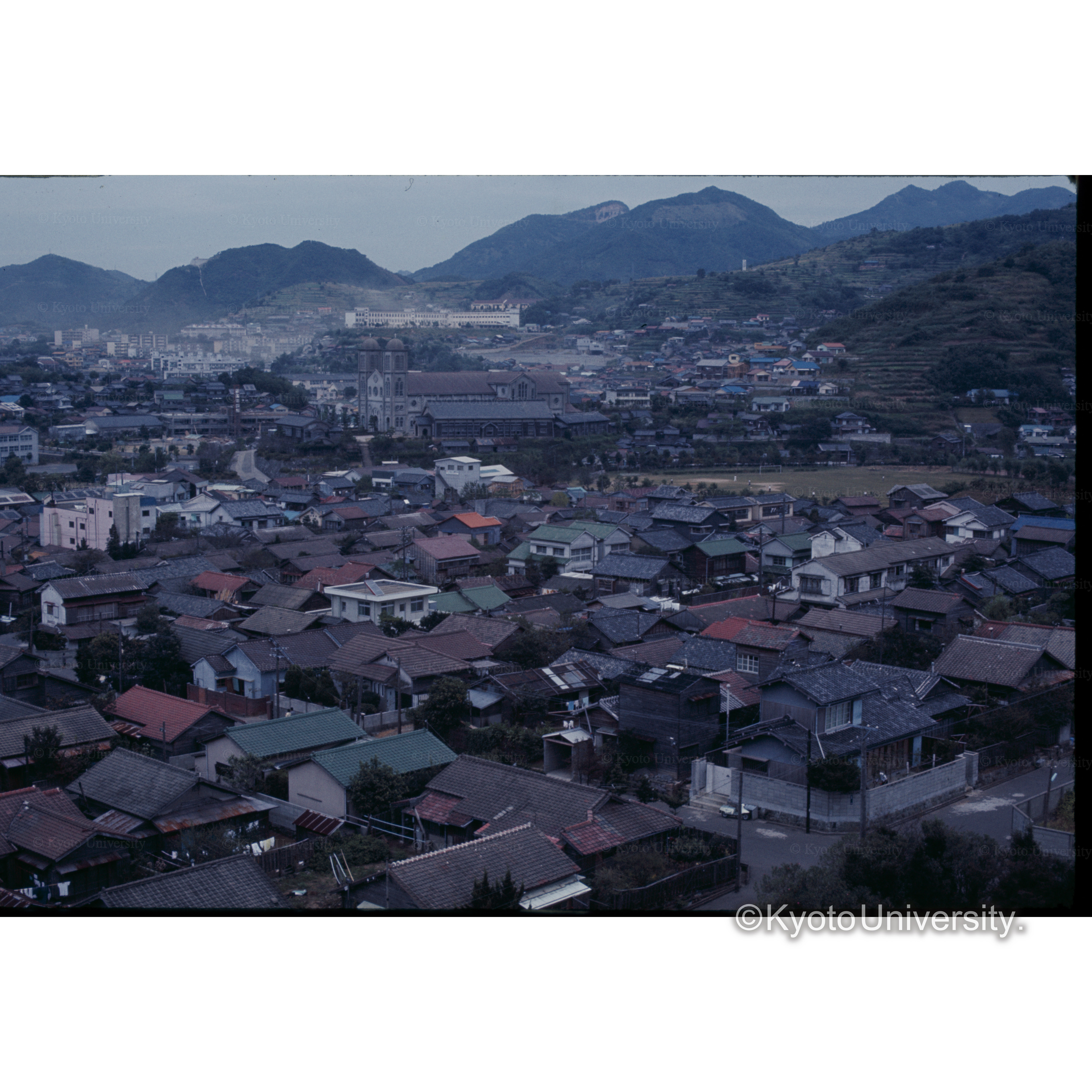 文化会館からみた長崎 (1)