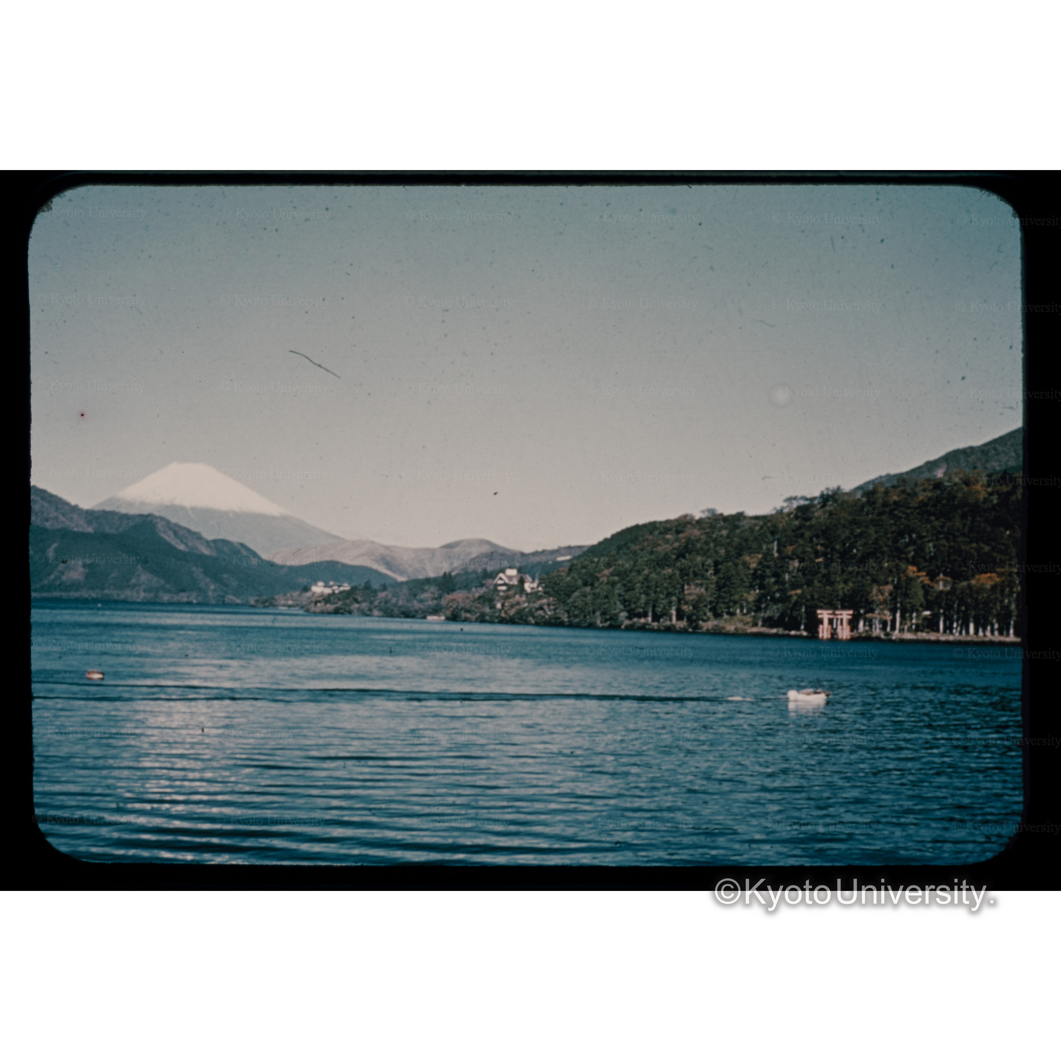 元箱根より見た芦の湖富士、芦の湖富士 (1)