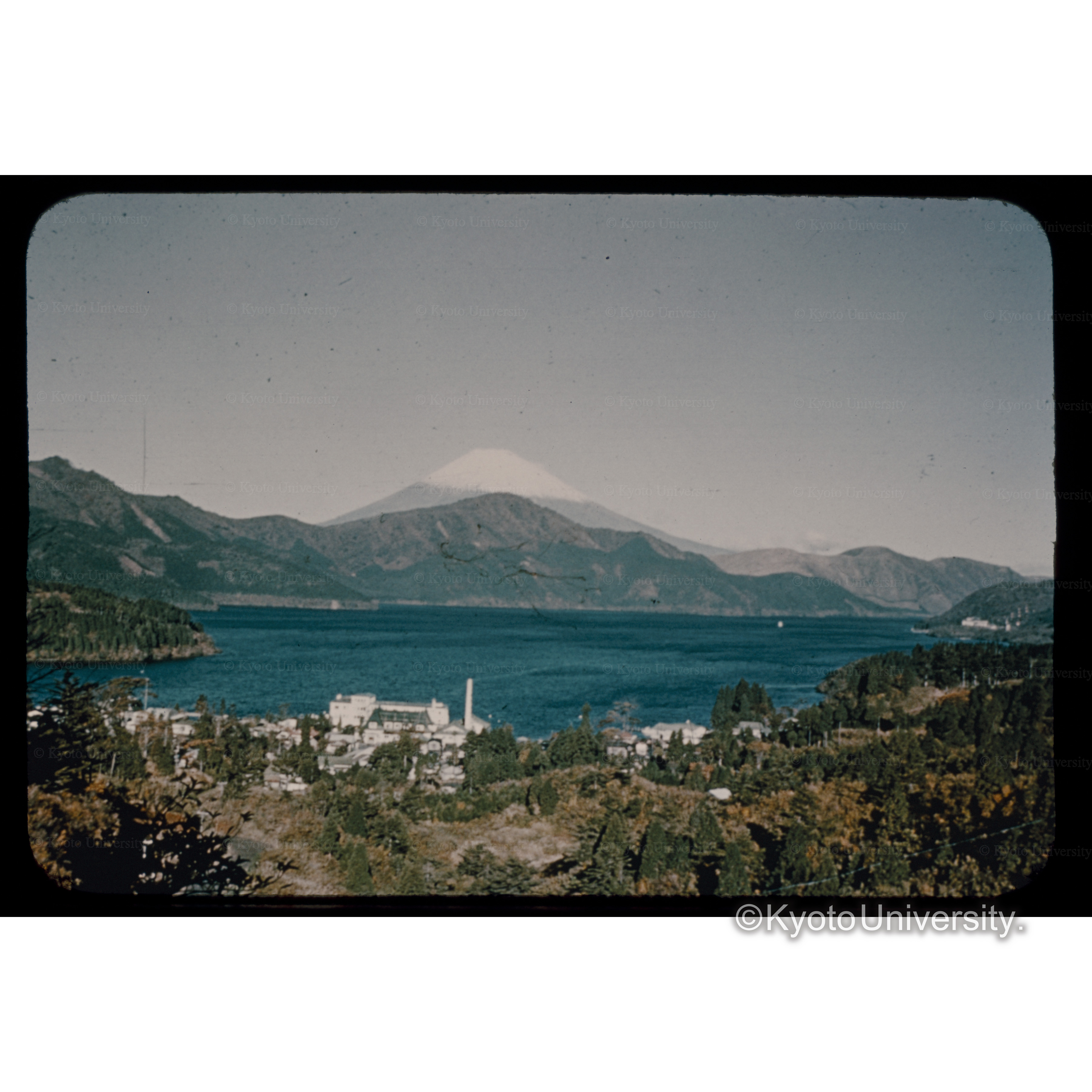 大観山より芦の湖富士、箱根大槌山 (1)