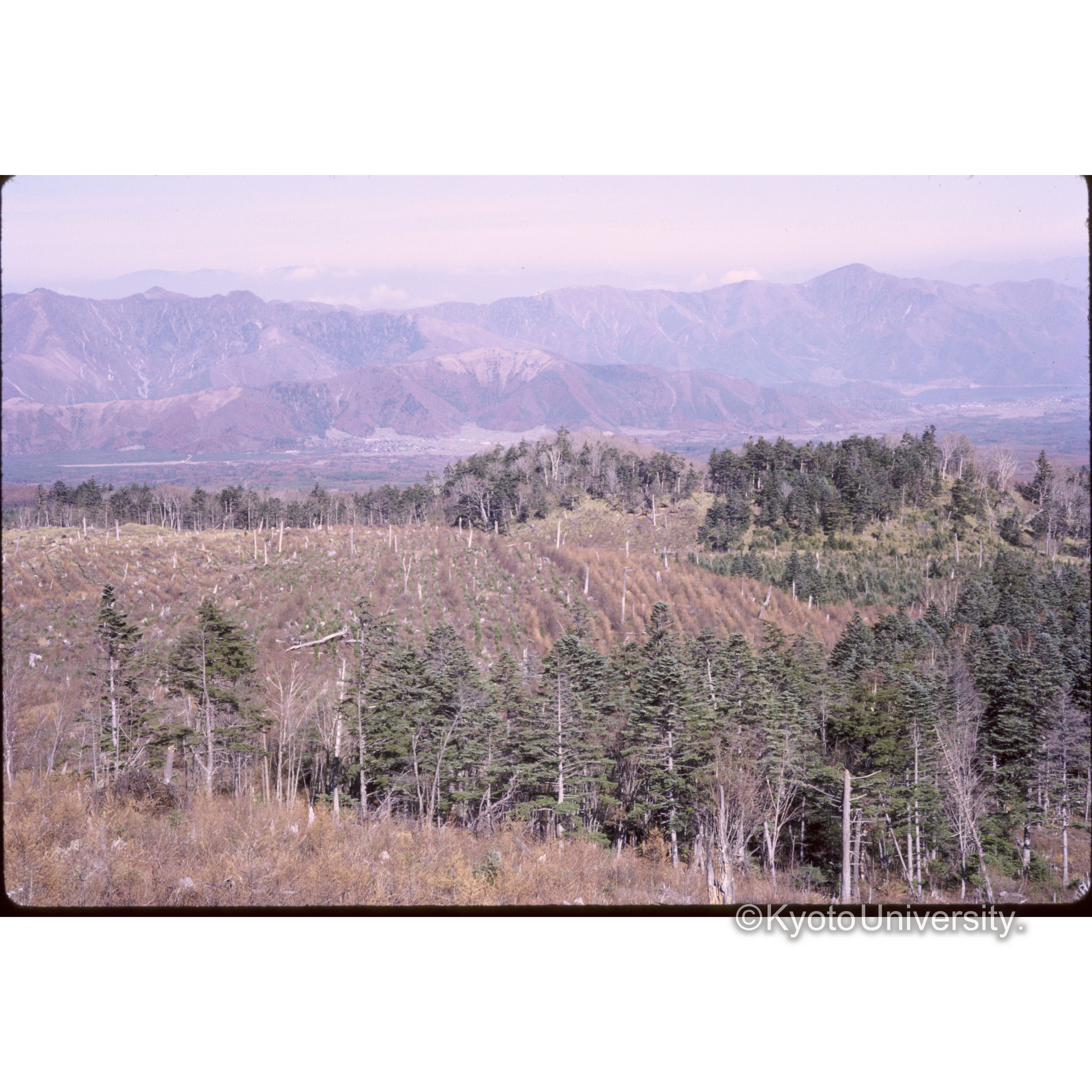 スバルラインからみたアルプス (1)