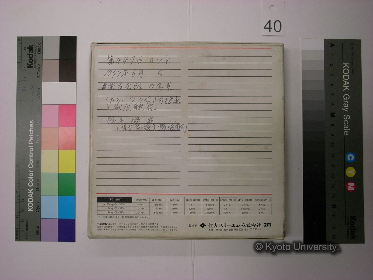 [447] 第447回 ロンド / 1977年6月　日 / ■楽友会館 2号室 / 「カラーシンボルの継承と社会統合」 / 福井勝義 / (国立民族学博物館) (4)