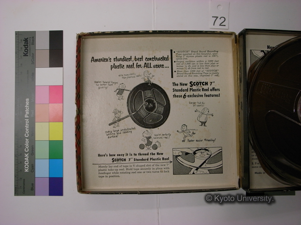 [567] 152 [ケース外側裏面記載, 青色マジック] ラジオ三重 [ケース外側側面「SUBJECT」欄記載.] [第567回,「羊管理の諸類型」谷泰（京都大学人文研）, 第152回京都人類学談話会共催ヵ.] (5)