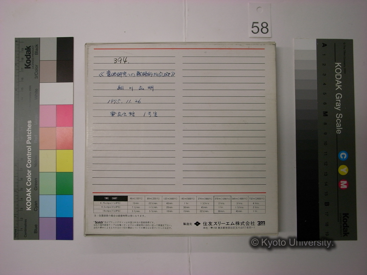 [394] 394. / ≪意味研究への戦略的おぼえがき≫ / 細川弘明 / 1975.11.26 / 楽友会館 1号室 (2)