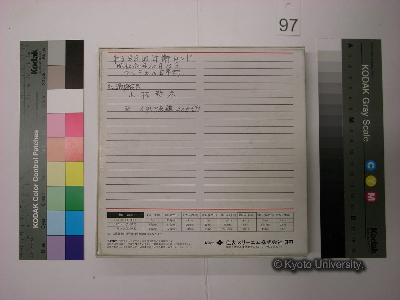 [388] 第388回近衛ロンド / 昭和50年10月15日 / アステカの占星術 / 話題提供者 小林致広 / 於 イタリア会館205号室 (3)