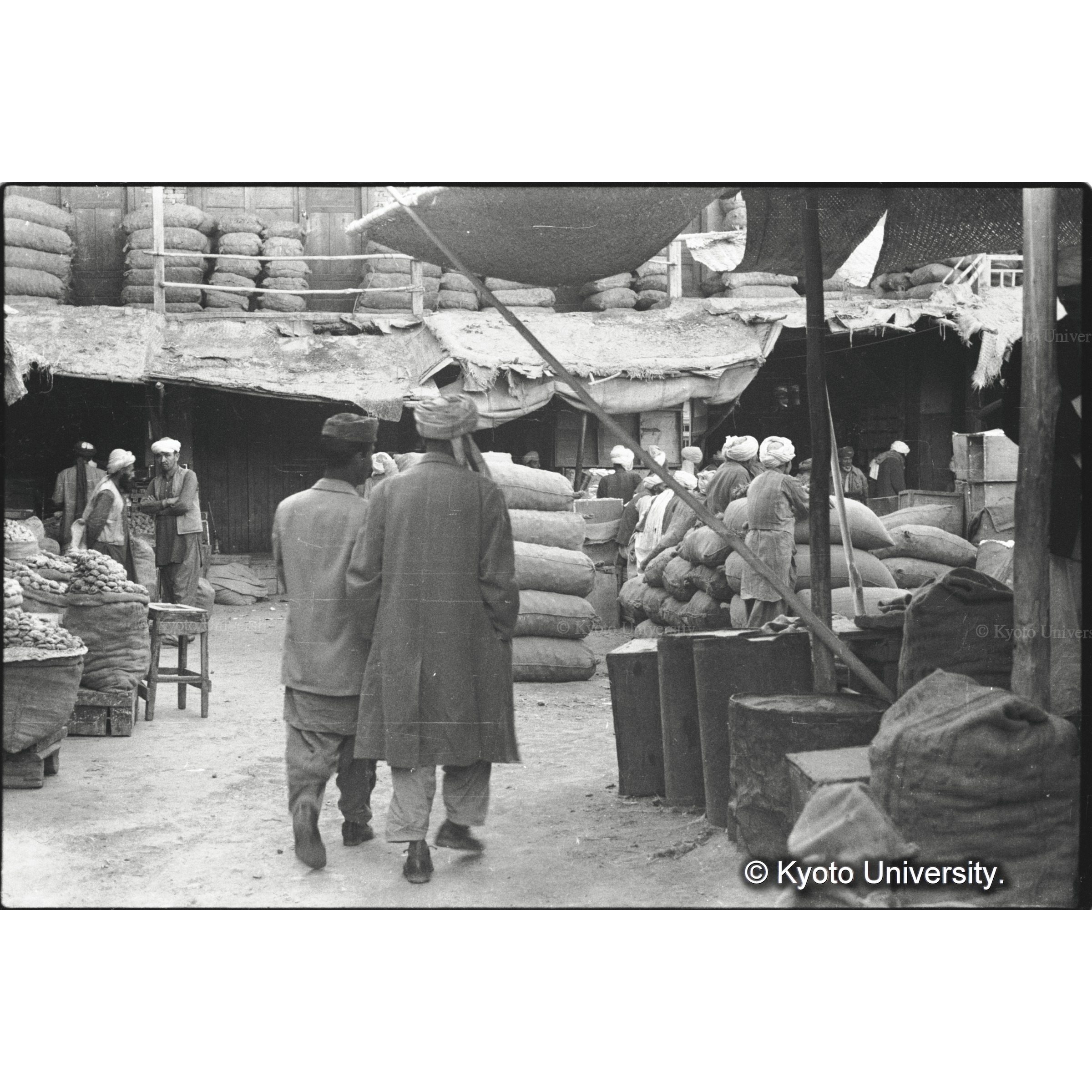 食糧品調達のために大きな卸売店をのぞいた (1)