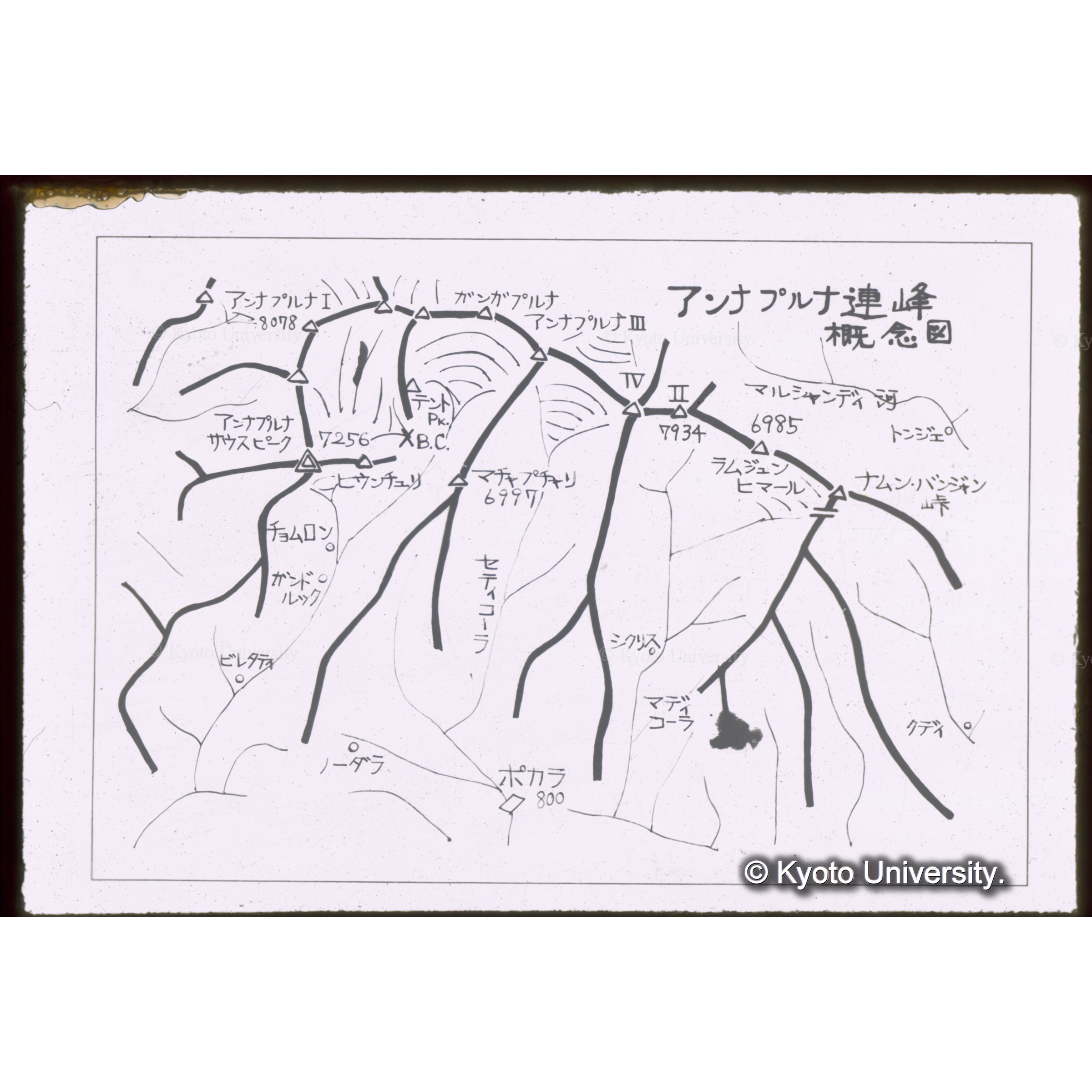 アンナプルナ連峰概念図 (1)