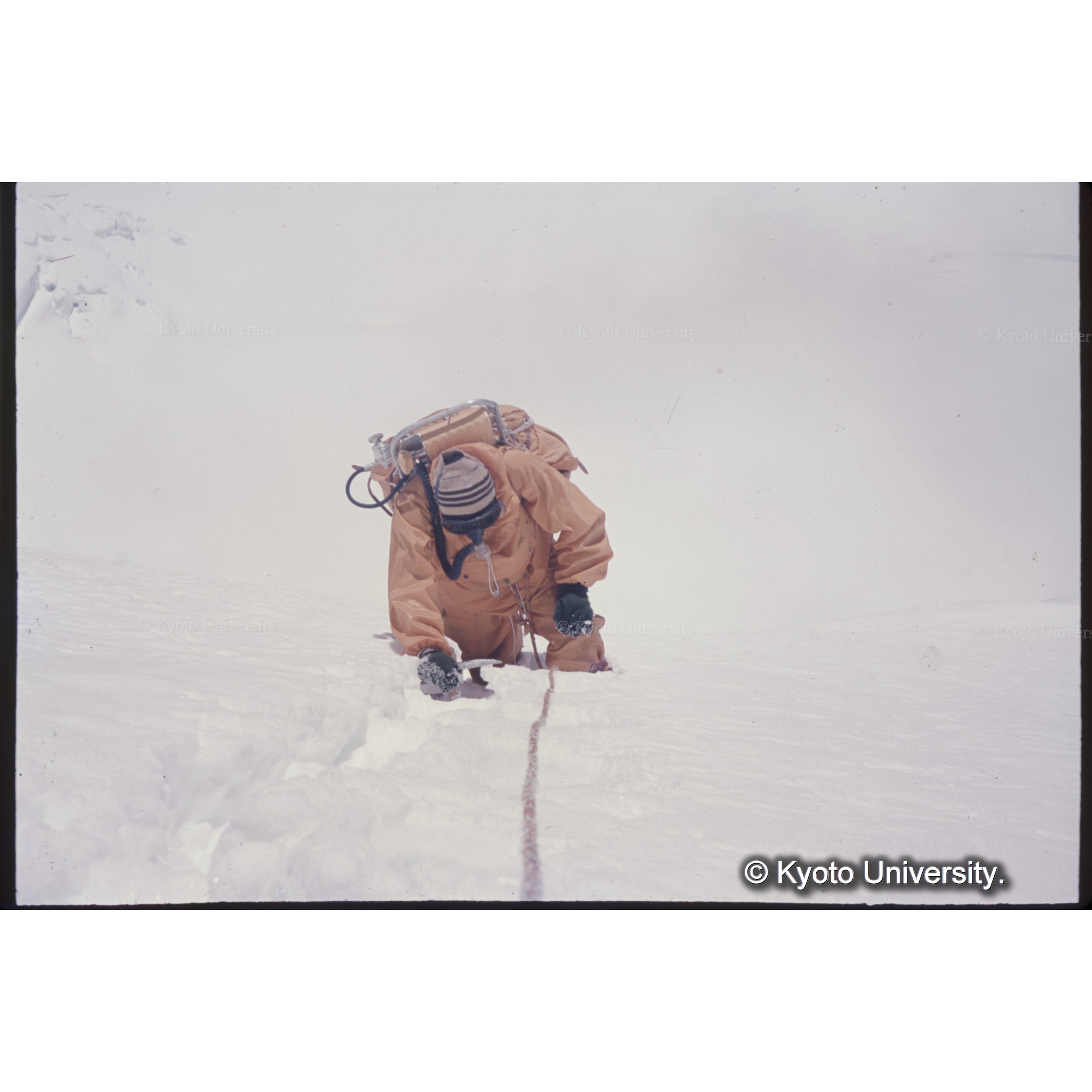 深い雪のラッセル (1)