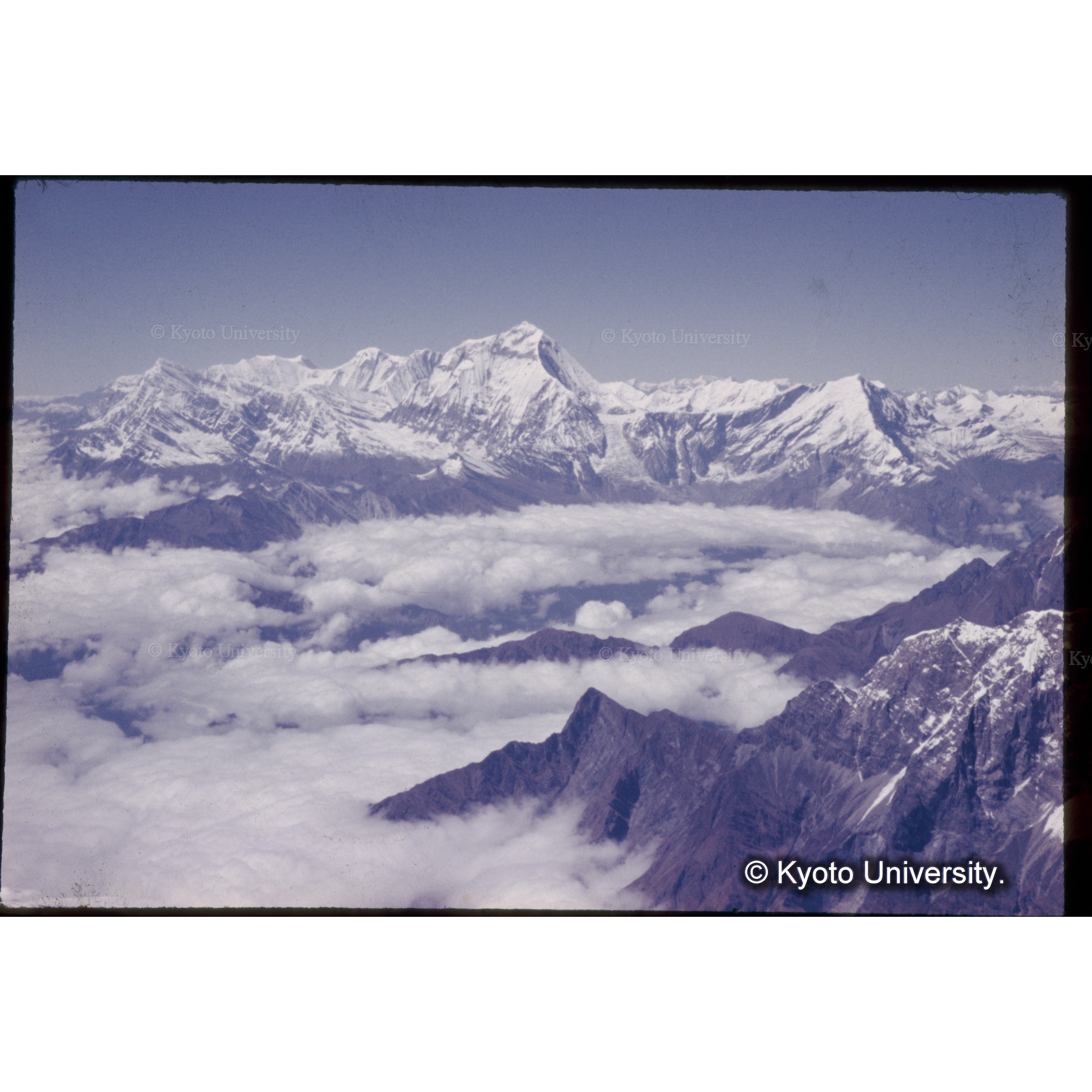 最南峰からダウラギリ I 峰 (1)