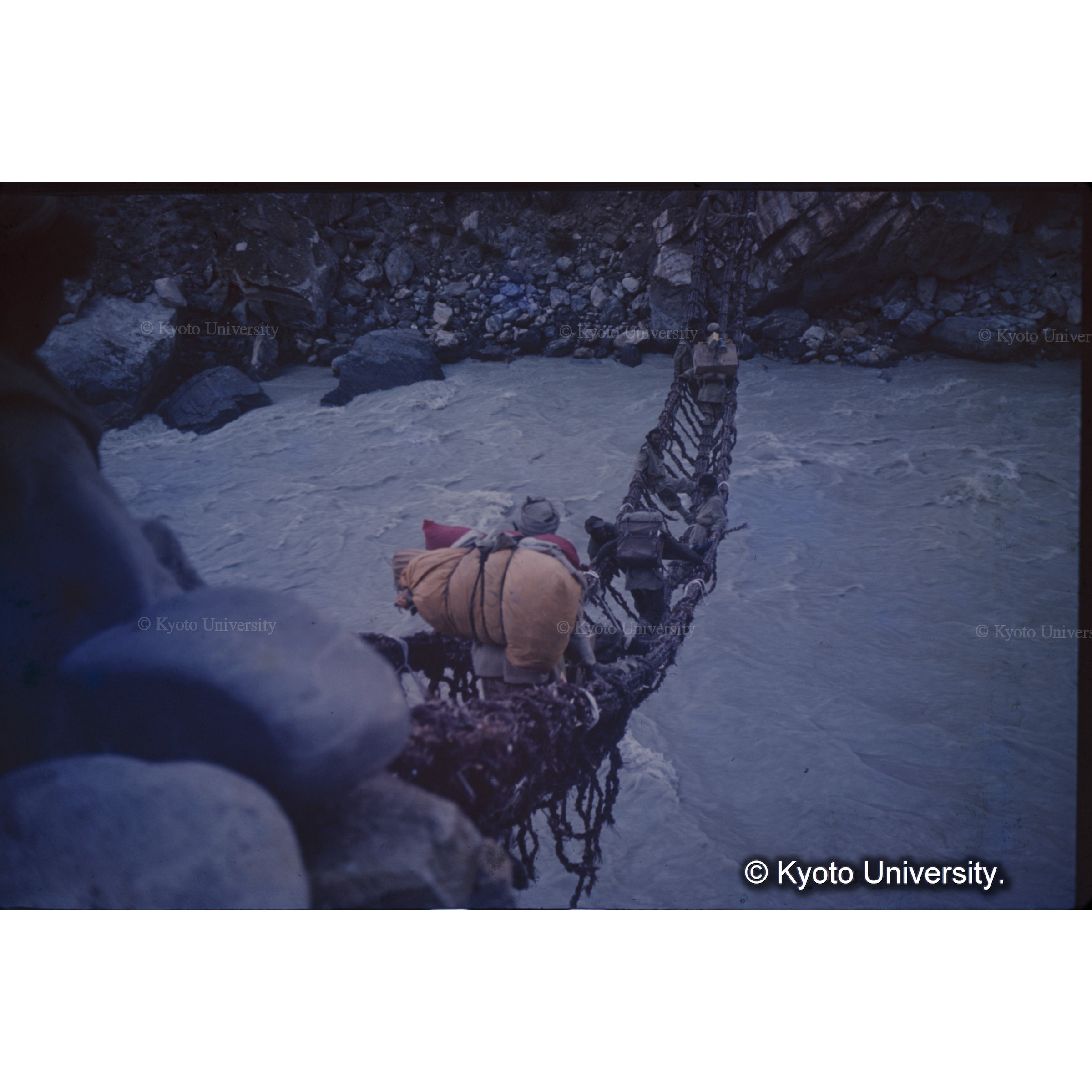 ロープブリッジ（帰途） (1)