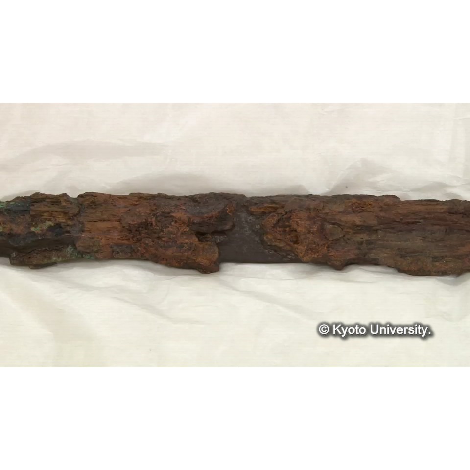 [修復完了した素環頭大刀] (1)