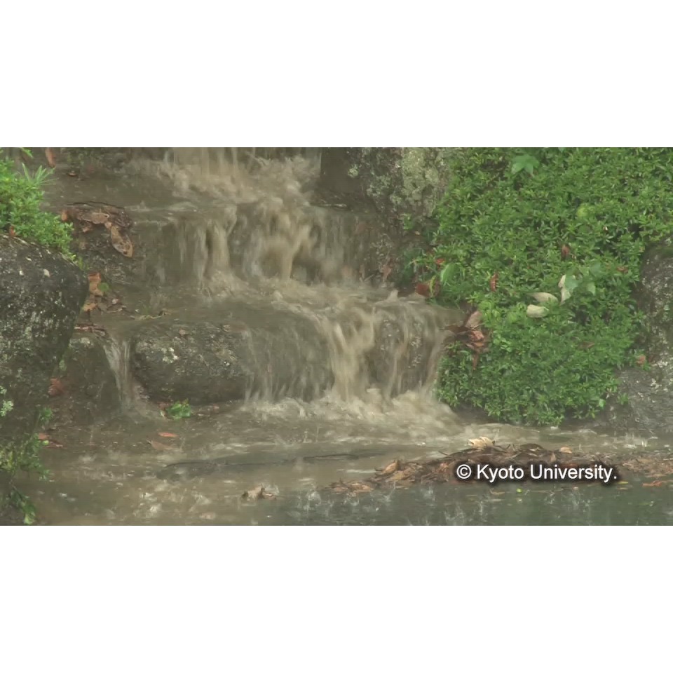 [水流れる石階段] (1)