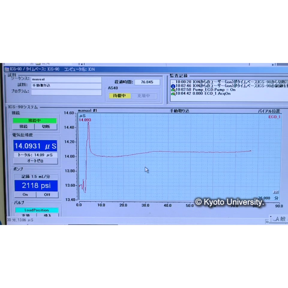 脱塩(イオンクロマトグラフィー) (1)
