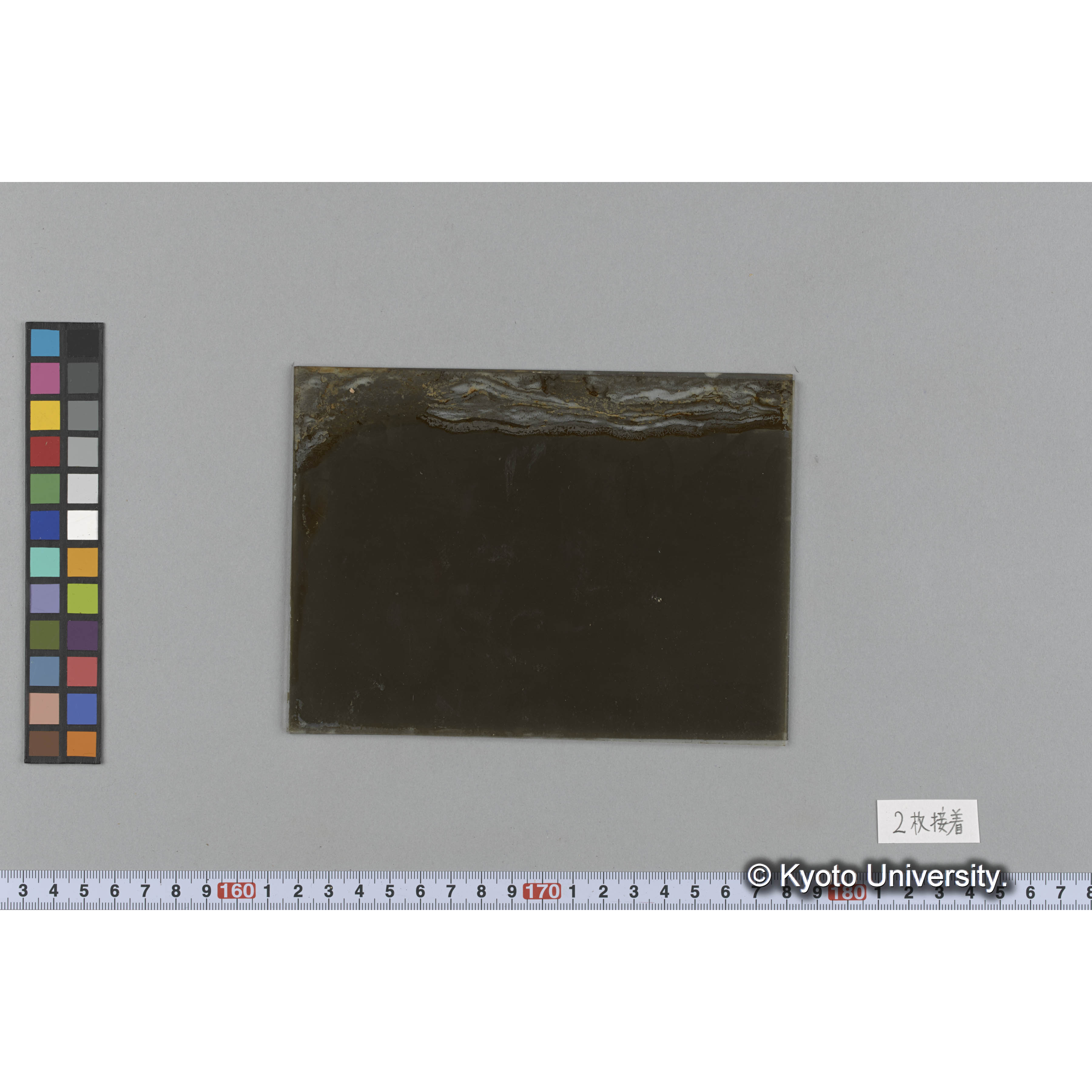 [ガラス乾板.](本乾板の次に位置する「SY159」と接着により内容不明.) (1)