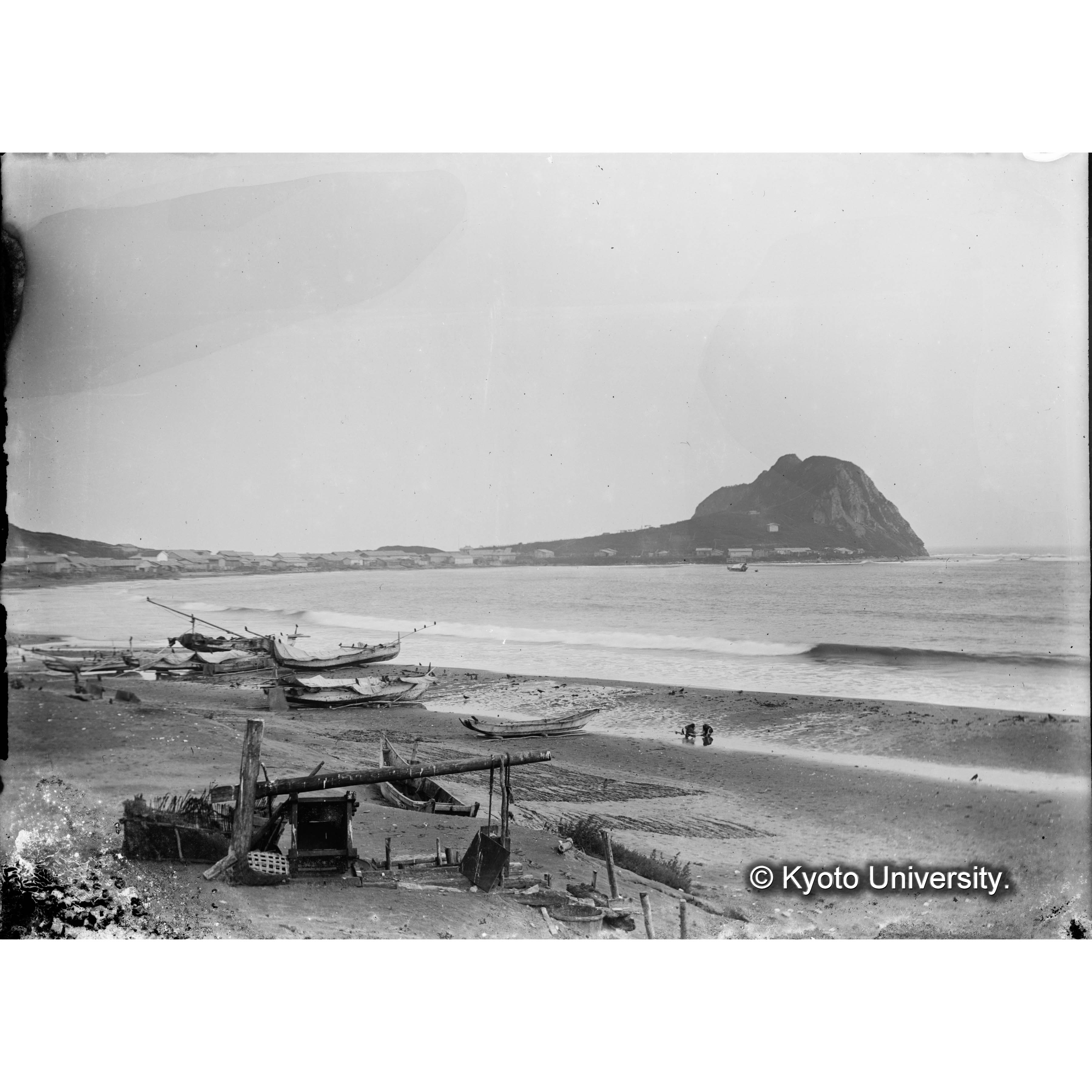 [ガラス乾板写真.](海岸風景.) (3)