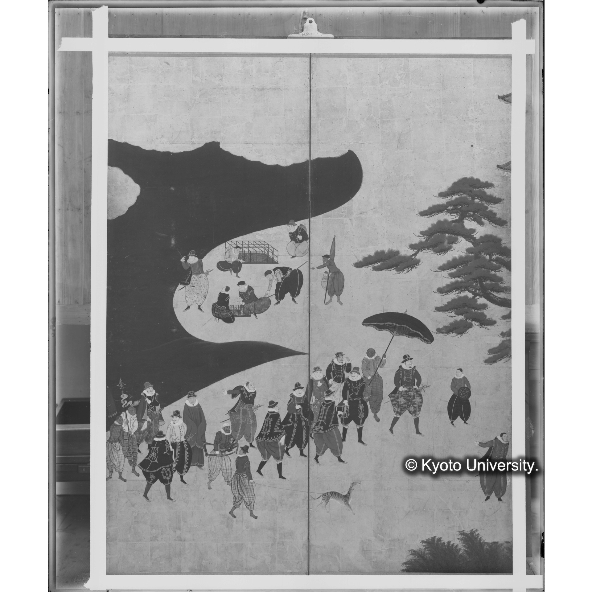 南蛮屏風　右隻（河本重利蔵） (1)