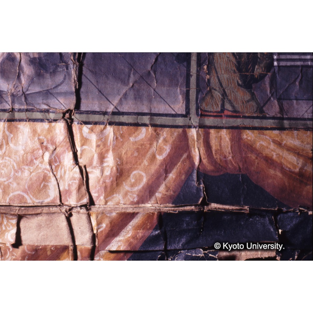 カラー写真（中央上段：カーテン・十五玄義第七図：キリスト足） (1)