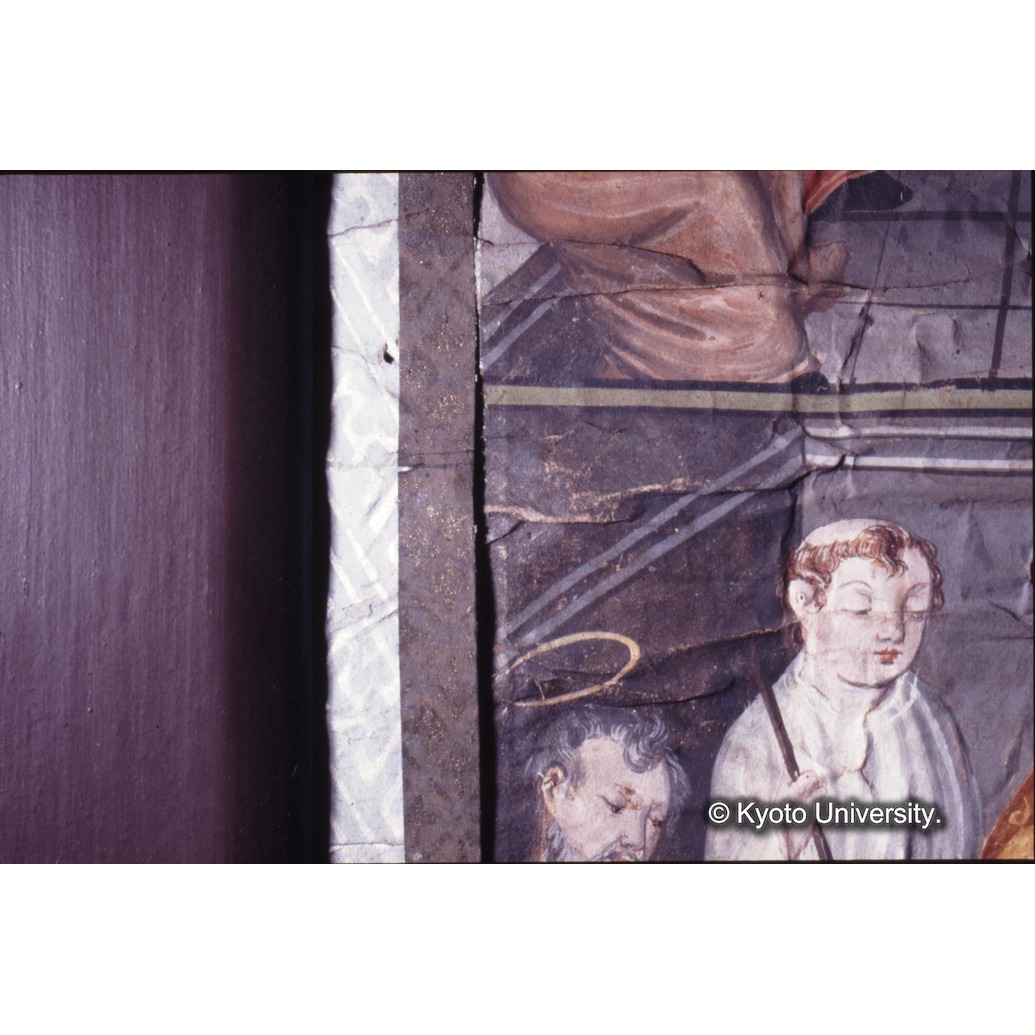 カラー写真（十五玄義第四図：ヨセフ・表具） (1)