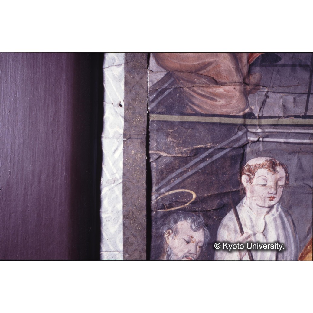 カラー写真（十五玄義第四図：ヨセフ・表具） (1)