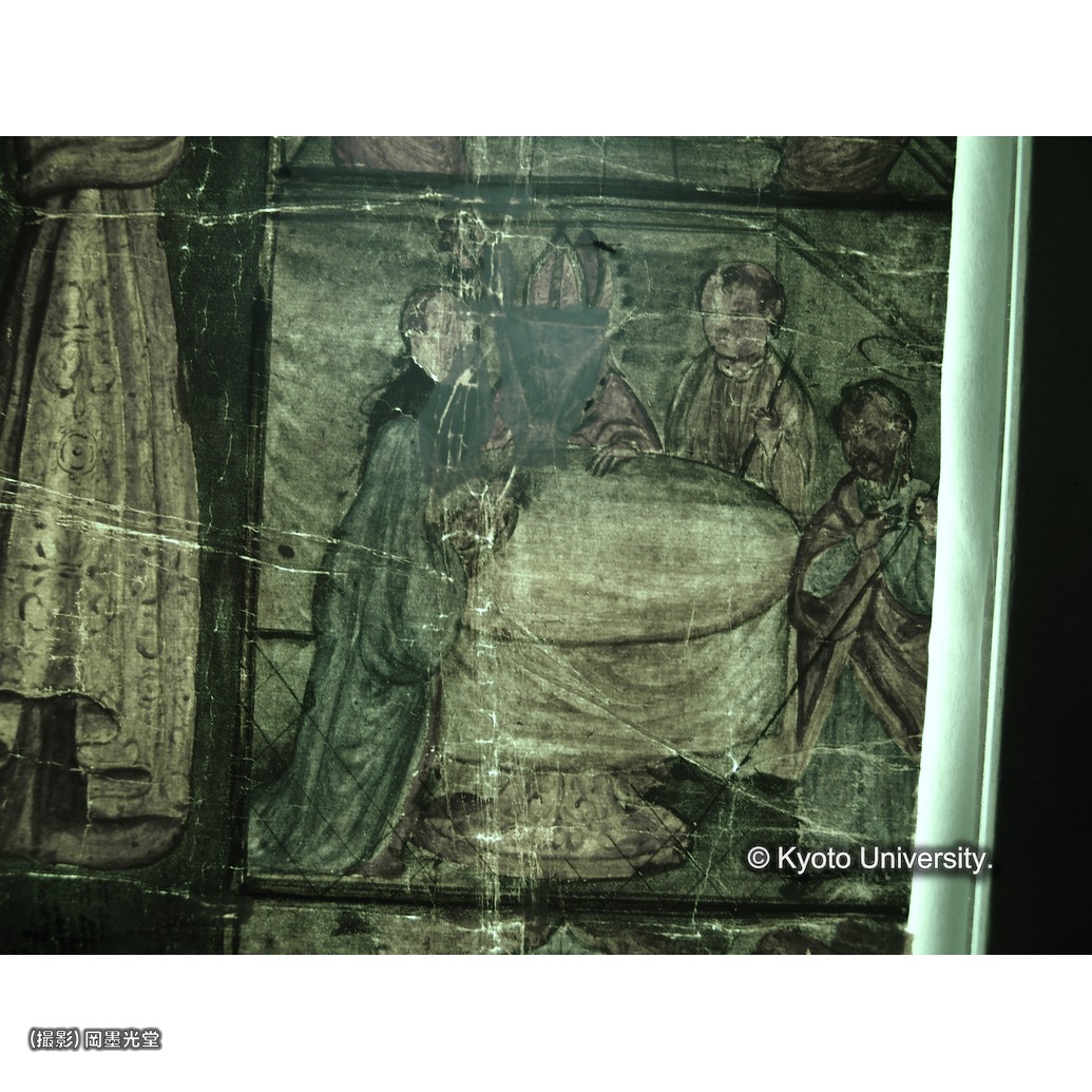 赤外線透過光写真（補紙行程中） (1)