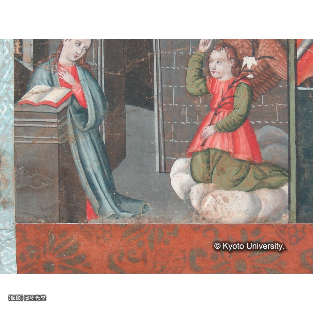 カラー写真（十五玄義：第1図折れ跡） (1)