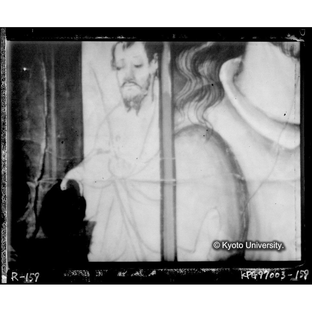 赤外線テレビ撮影画像写真（中央下段・十五玄義第二図） (1)