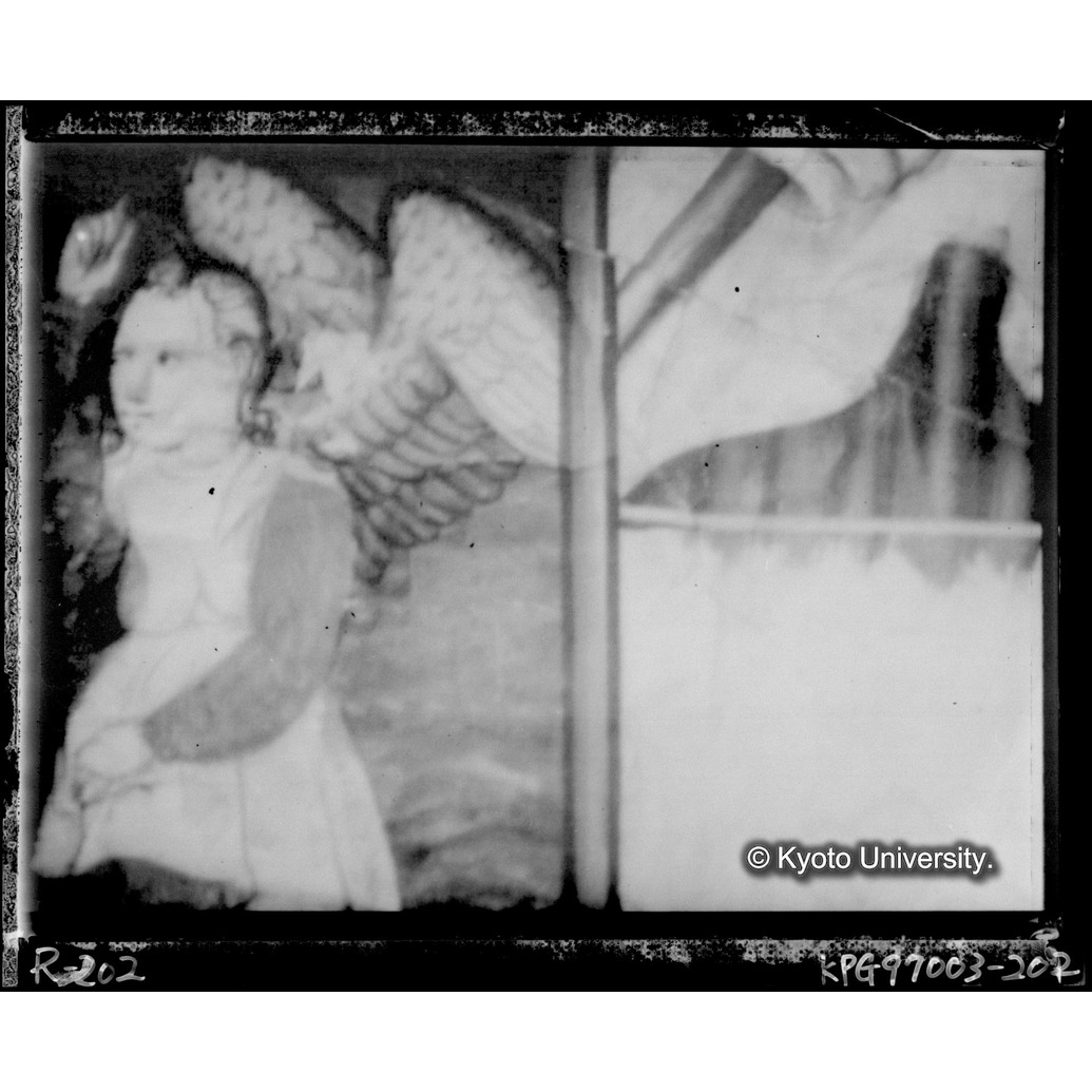 赤外線テレビ撮影画像写真（十五玄義第一図・中央下段） (1)