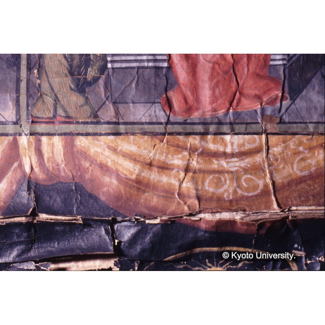 カラー写真（中央上段：カーテン・十五玄義第八図：キリスト衣服） (1)