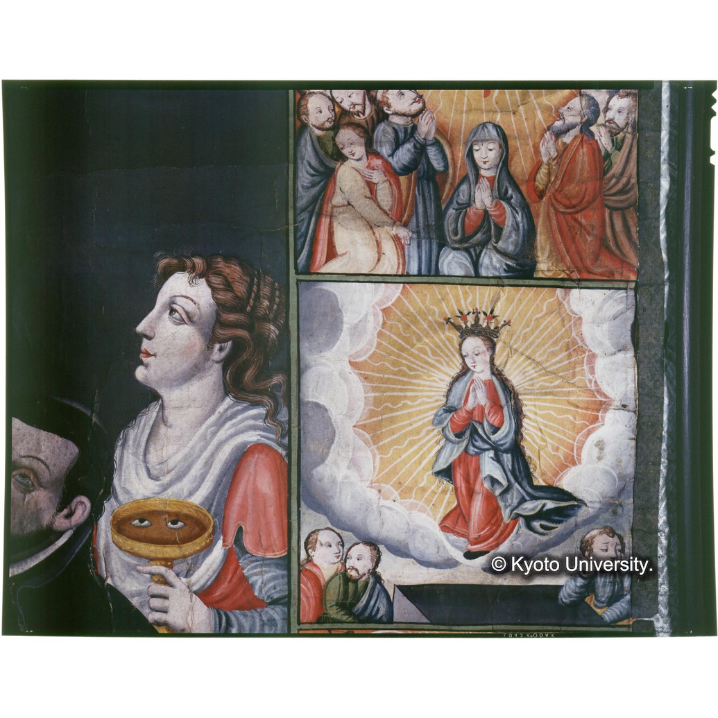 カラー写真（等倍十五分割：中央下段・十五玄義第十三図・十四図） (1)