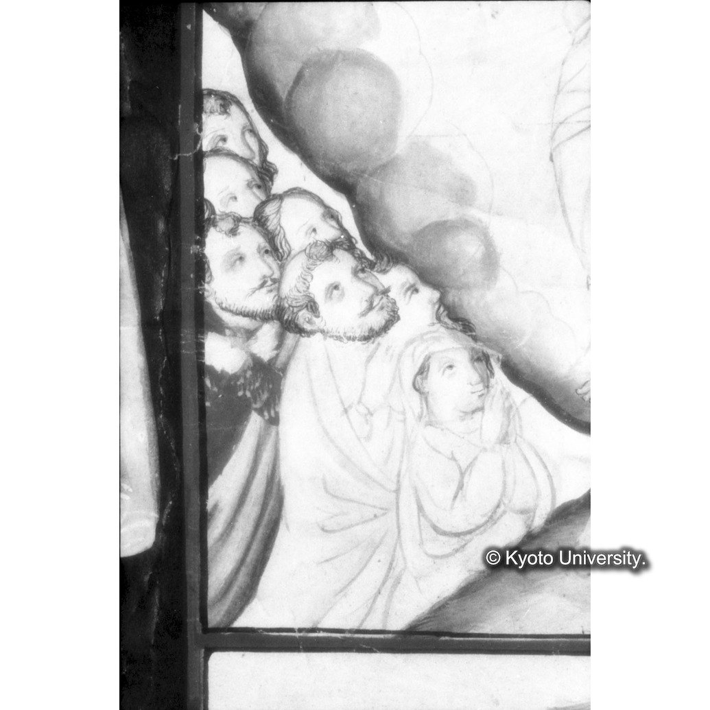 赤外線反射写真（十五玄義第十二図：左下側人物） (1)