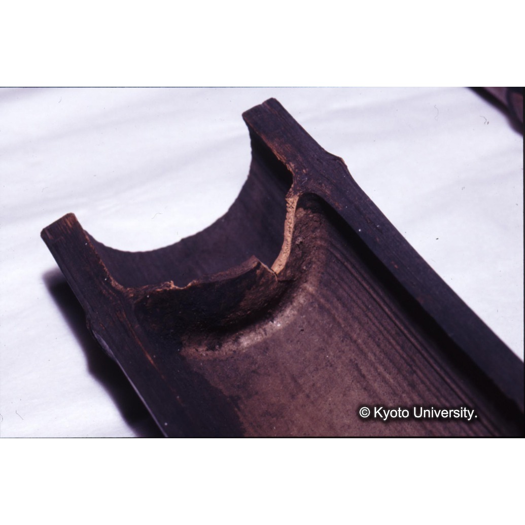 カラー写真（竹筒内側煤） (1)