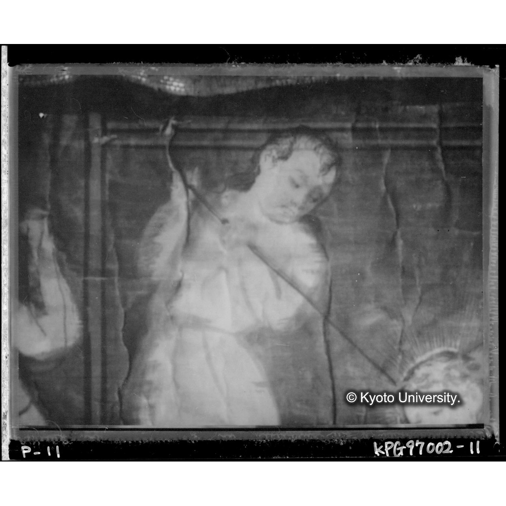 赤外線テレビ撮影画像写真（十五玄義第八図） (1)