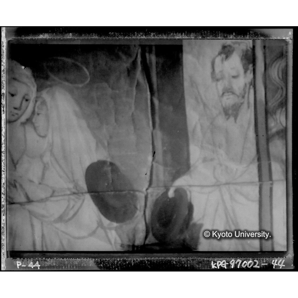 赤外線テレビ撮影画像写真（十五玄義第二図） (1)