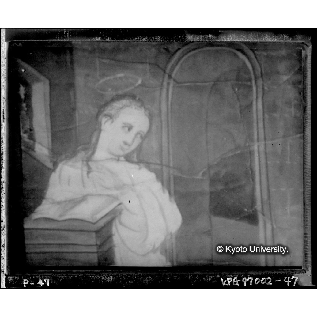 赤外線テレビ撮影画像写真（十五玄義第一図） (1)