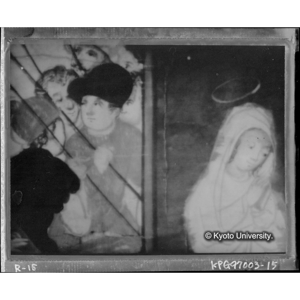 赤外線テレビ撮影画像写真（十五玄義第九図・第十図） (1)