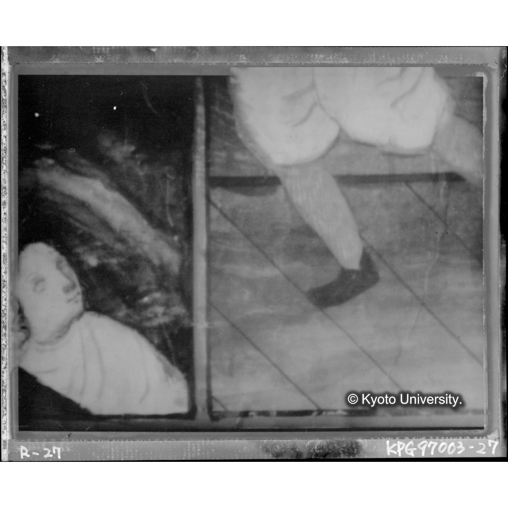 赤外線テレビ撮影画像写真（十五玄義第六図・第七図） (1)