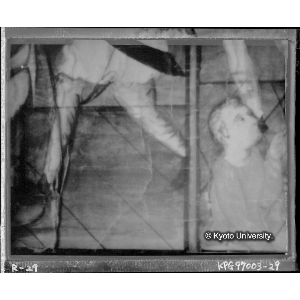 赤外線テレビ撮影画像写真（十五玄義第七図・第八図） (1)