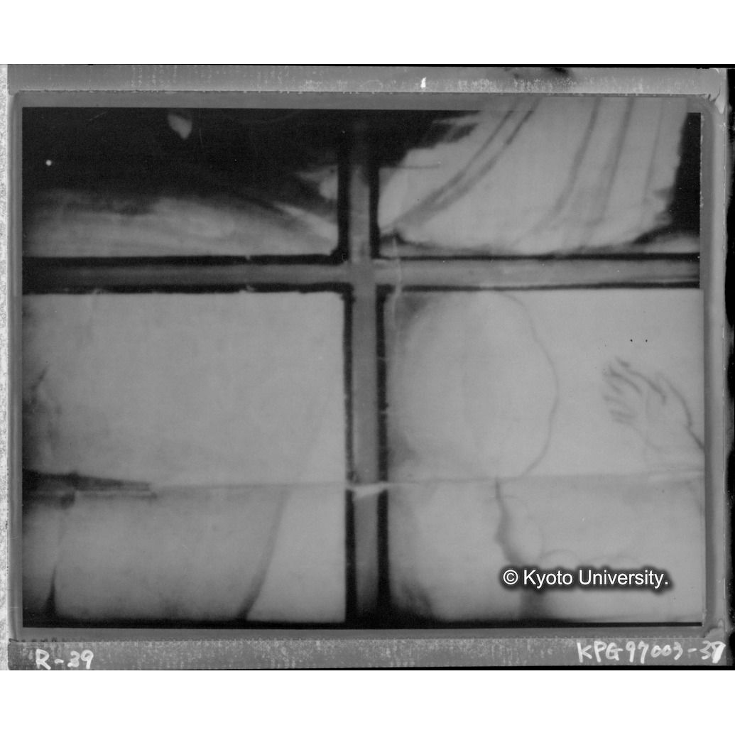 赤外線テレビ撮影画像写真（第九図・第十一図境界線付近） (1)