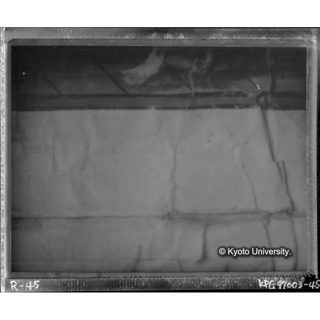 赤外線テレビ撮影画像写真（第七図・中央境界線付近） (1)