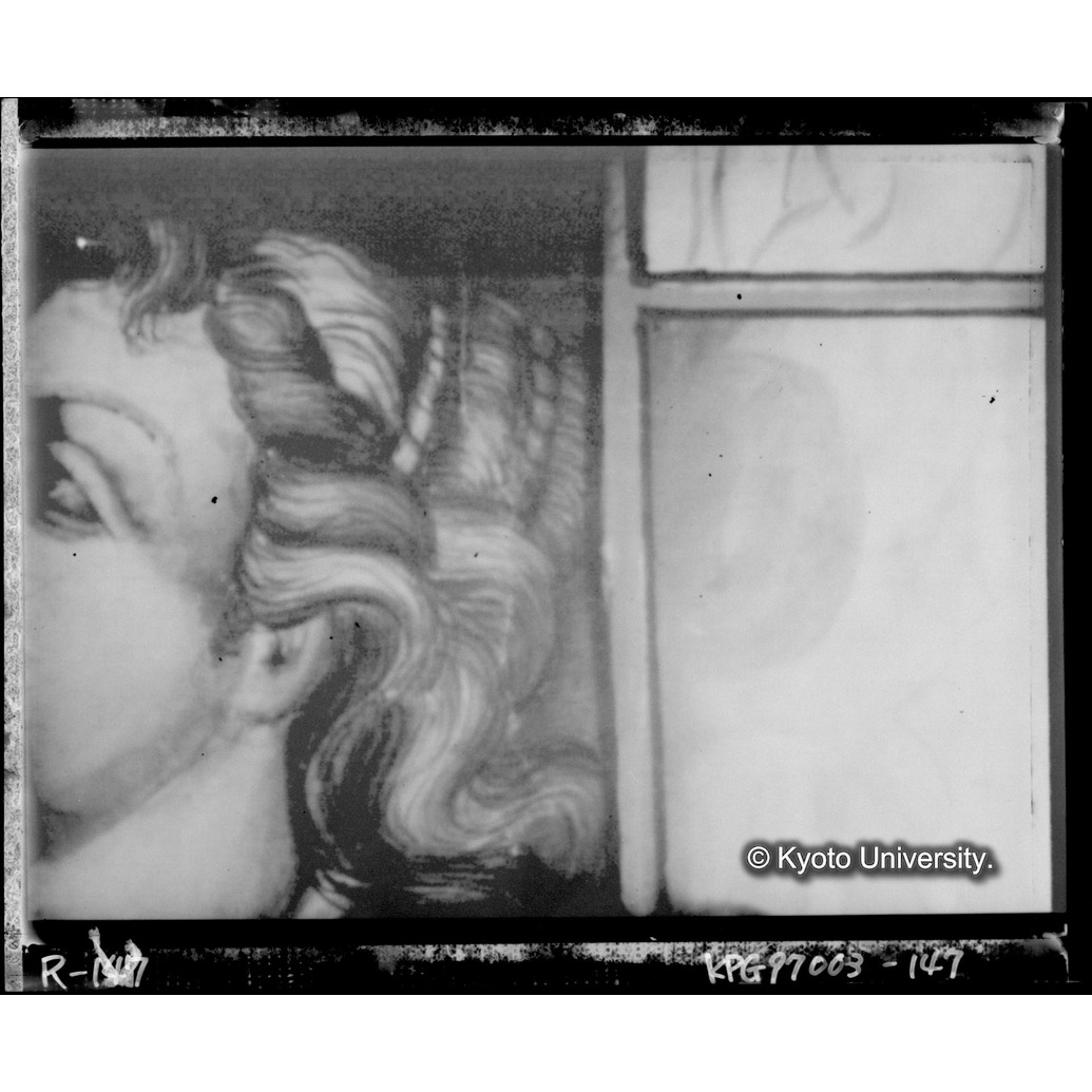 赤外線テレビ撮影画像写真（中央下段・十五玄義第十三図・第十四図） (1)