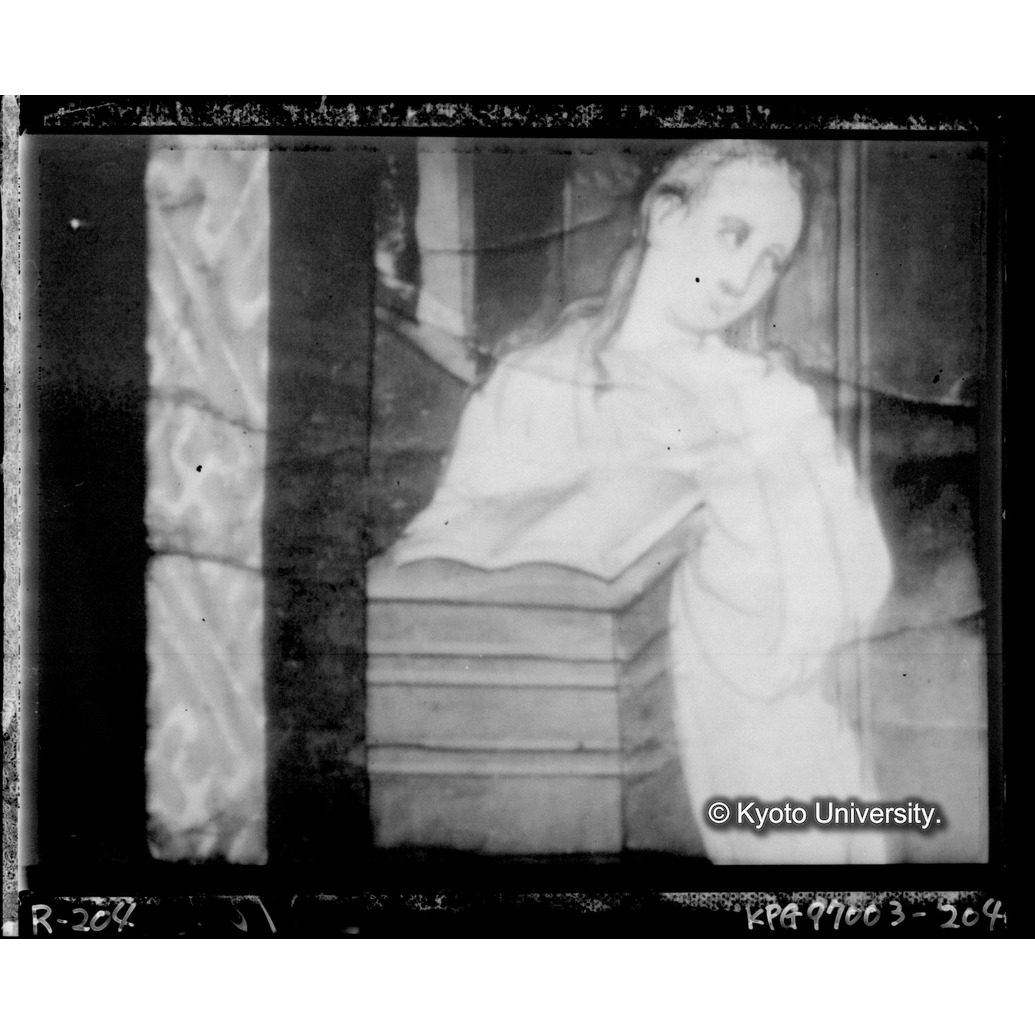 赤外線テレビ撮影画像写真（十五玄義第一図） (1)