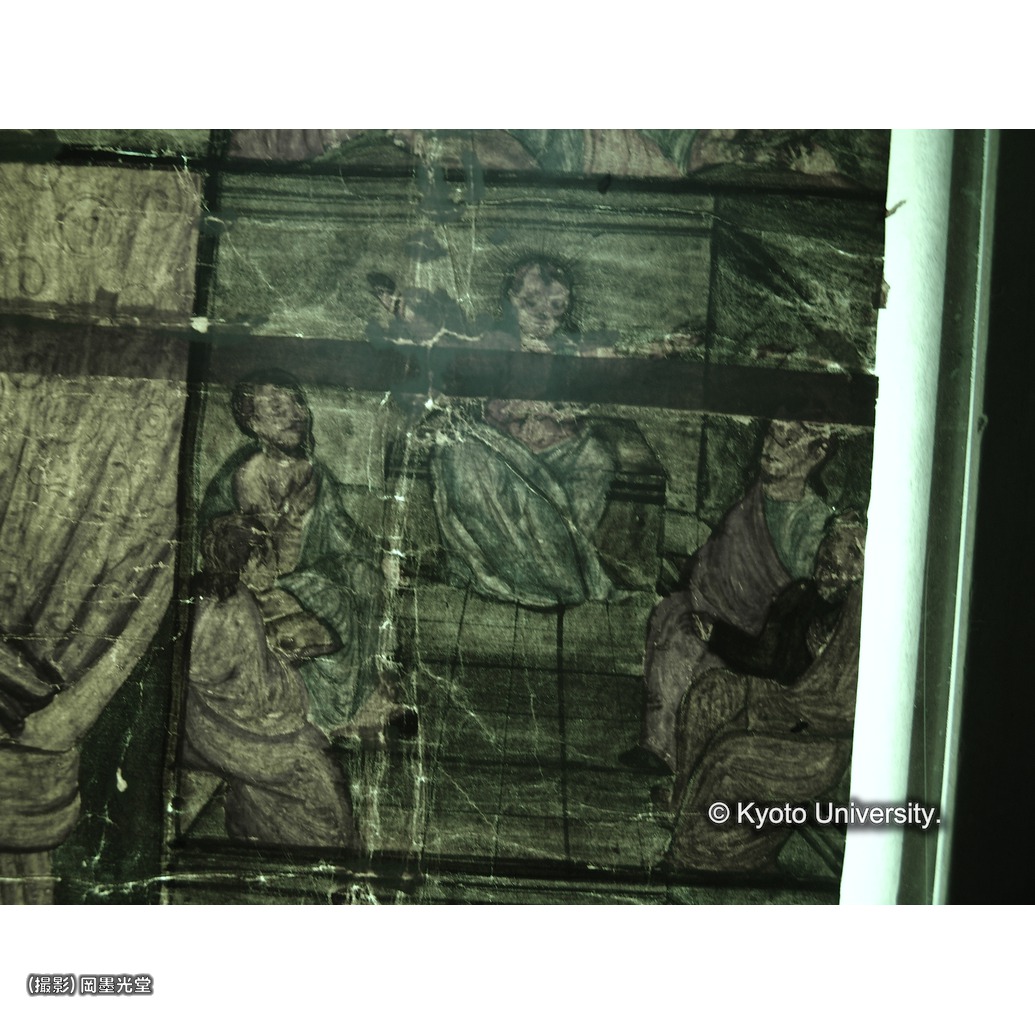 赤外線透過光写真（補紙行程中） (1)