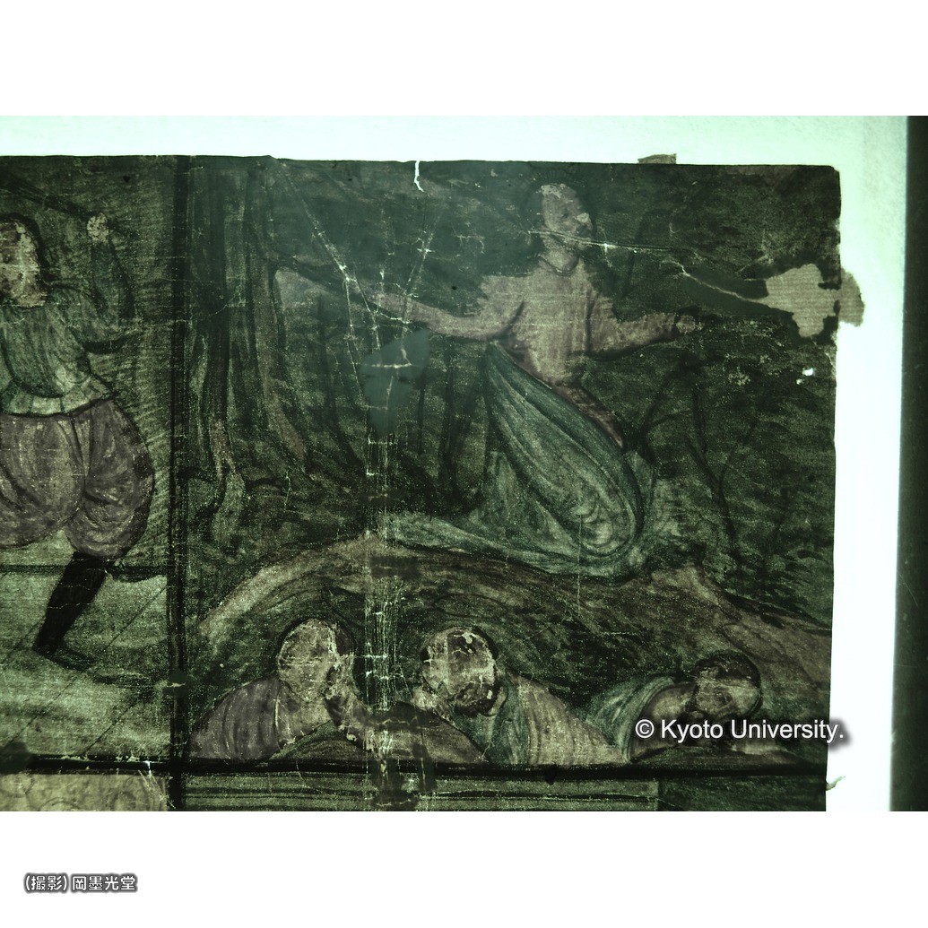 赤外線透過光写真（補紙行程中） (1)