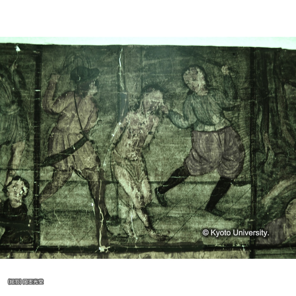 赤外線透過光写真（補紙行程中） (1)