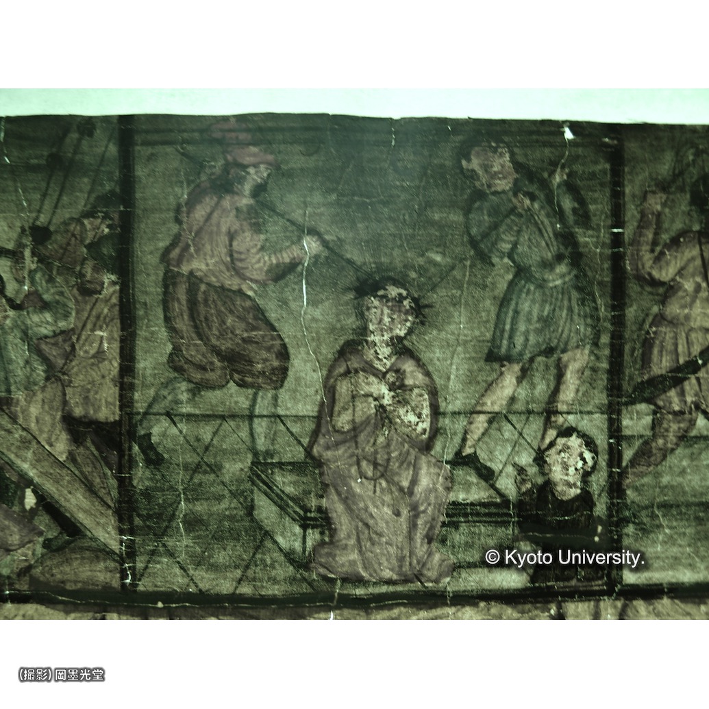 赤外線透過光写真（補紙行程中） (1)