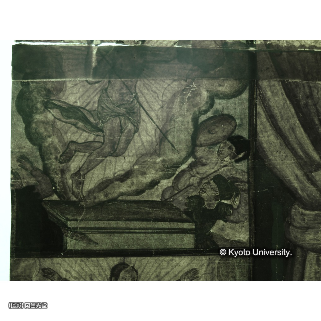 赤外線透過光写真（補紙行程中） (1)