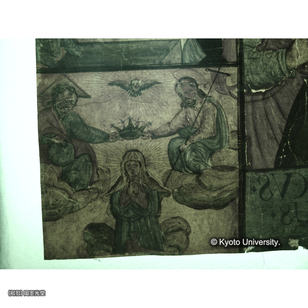 赤外線透過光写真（補紙行程中） (1)