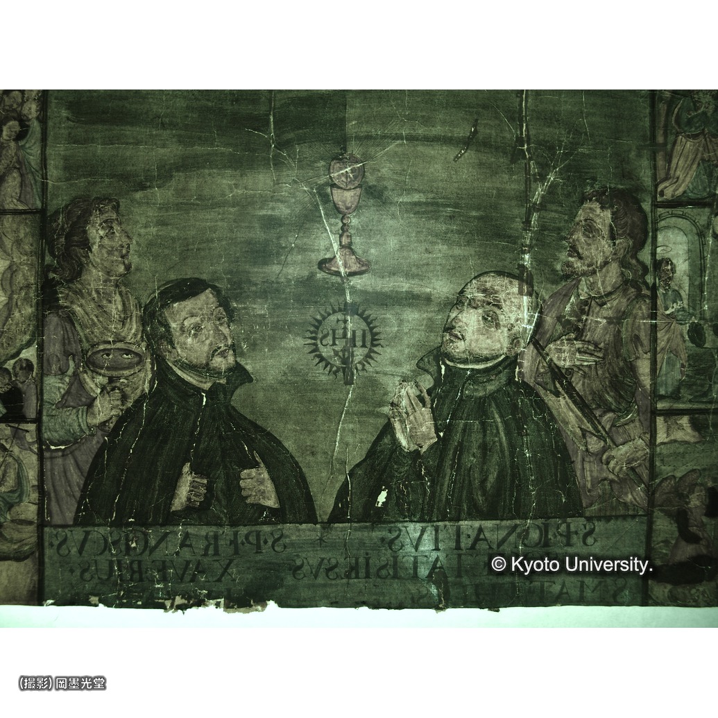 赤外線透過光写真（補紙行程中） (1)