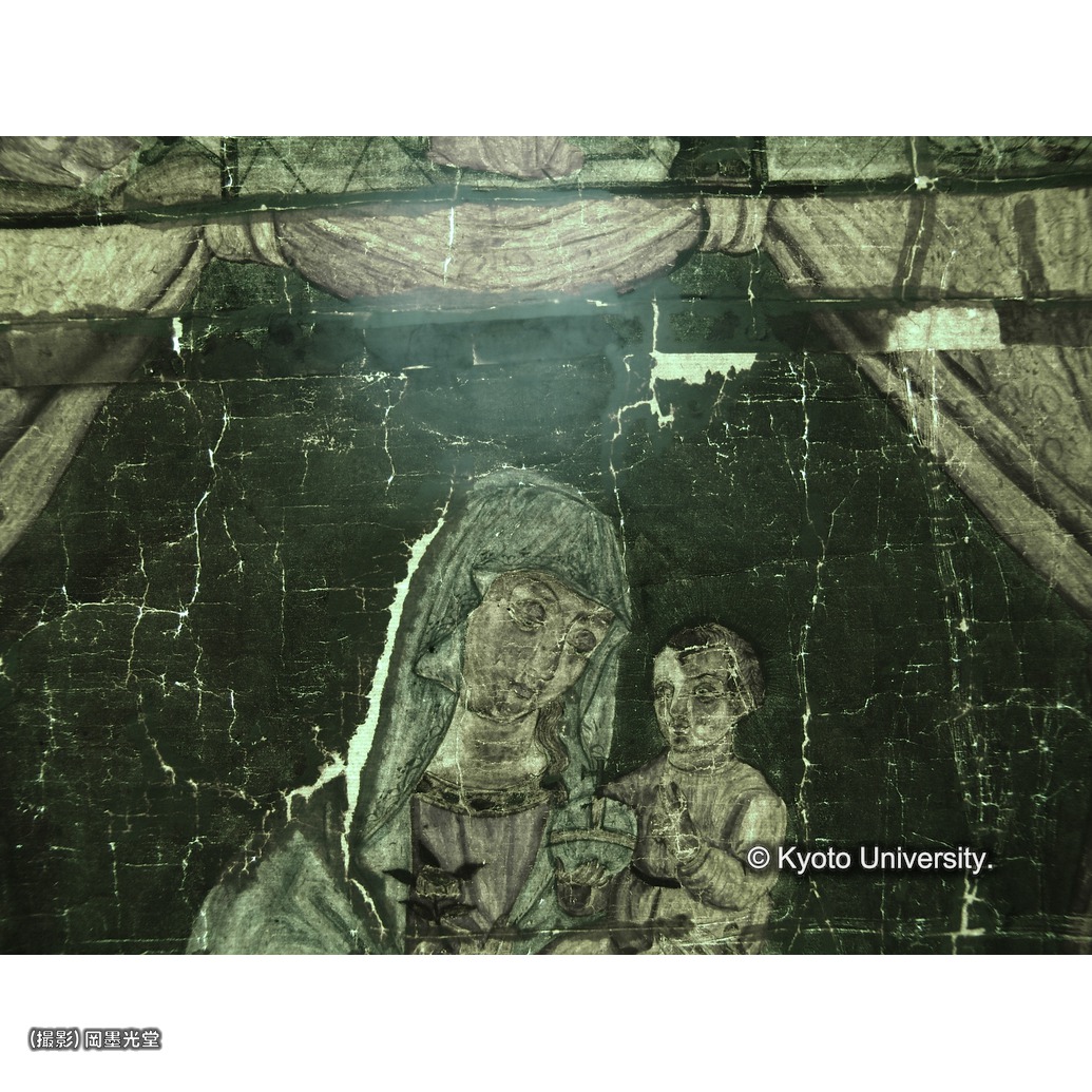 赤外線透過光写真（補紙行程中） (1)