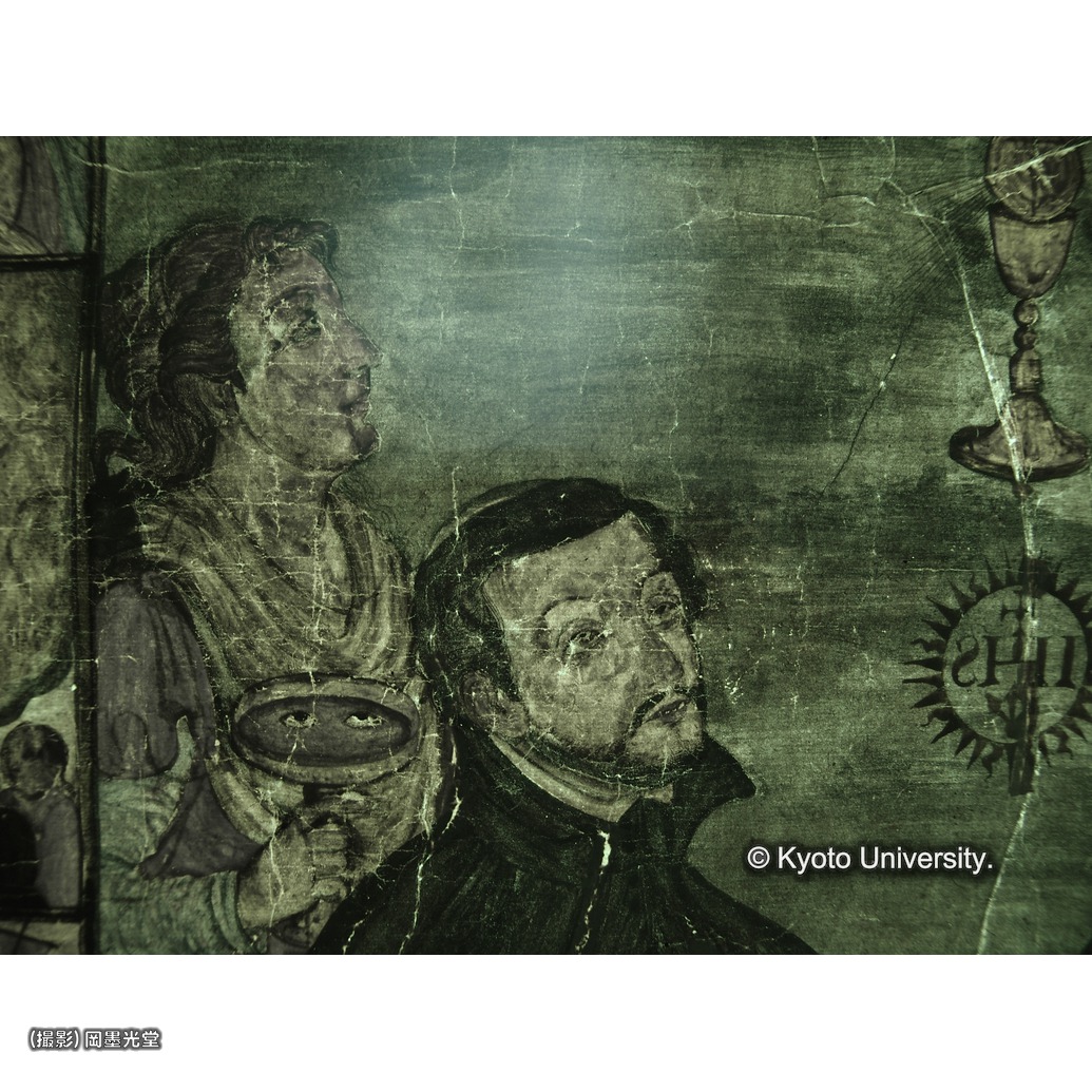 赤外線透過光写真（補紙行程中） (1)